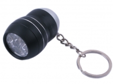 Mini 6-LED White Light LED Flashlights with Keychain